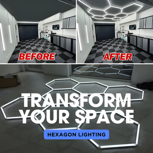 Hexagon light ceiling upgrade