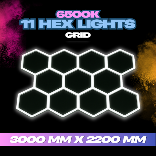 Hexagon Lights 11 Grid System