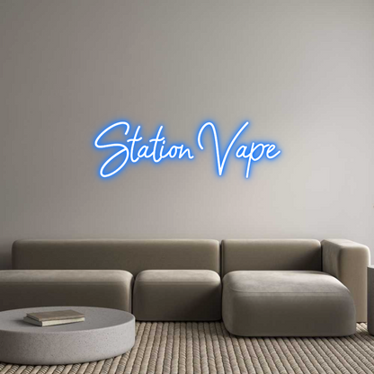 Custom Neon: Station Vape