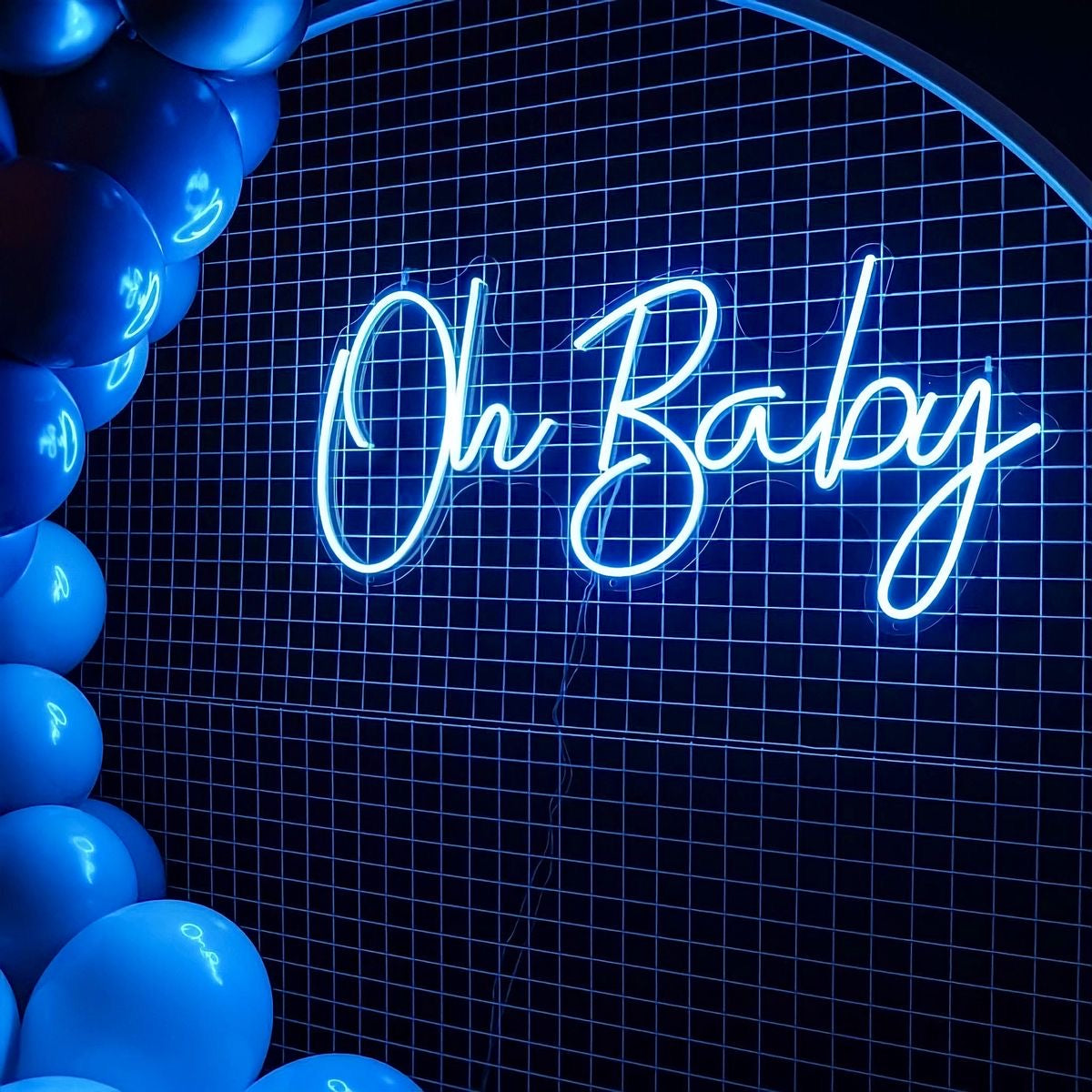 Oh Baby Neon Sign, oh baby neon light, oh baby led neon light, fancy neon sign