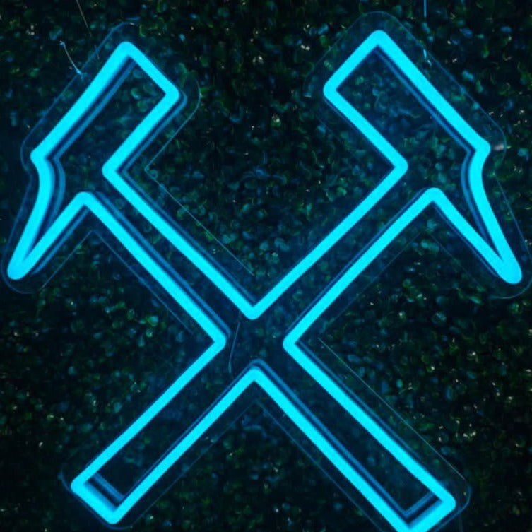 West Ham Hammer Neon Sign