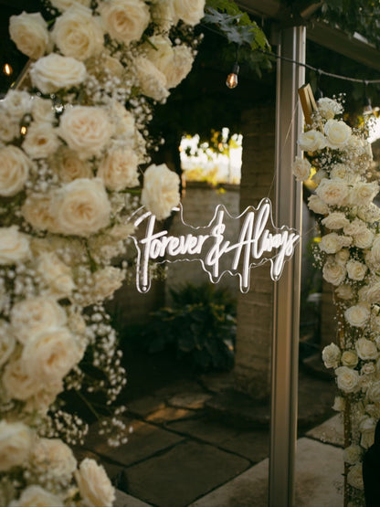 Forever & Always Wedding Neon Sign | Event Neon Signs - Neon Signs UK