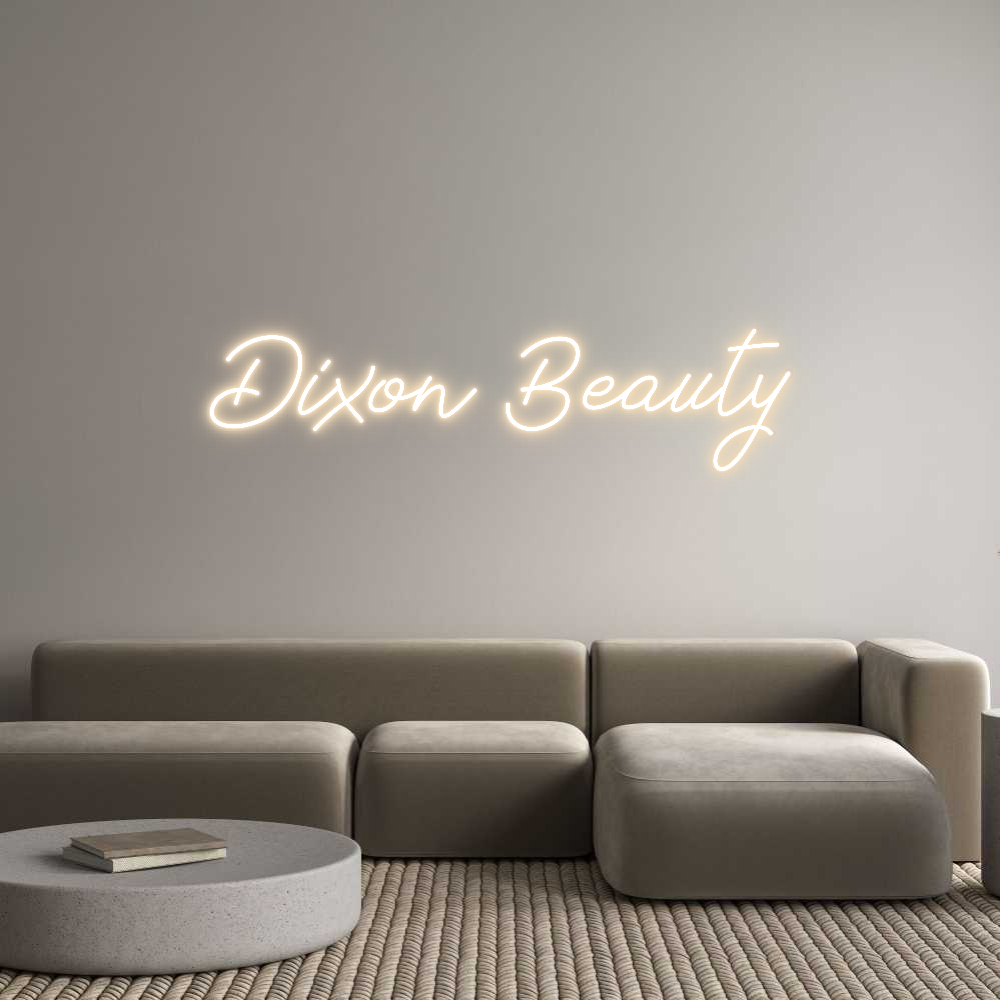 Custom Neon: Dixon Beauty