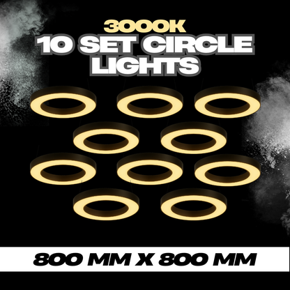 80cm Hollow Circle Lights (10 set)
