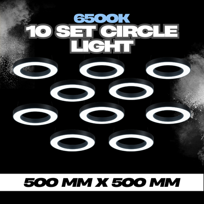50cm Hollow Circle Light (set of 10)