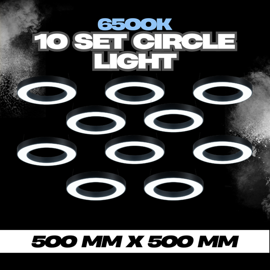 50cm Hollow Circle Light (set of 10)