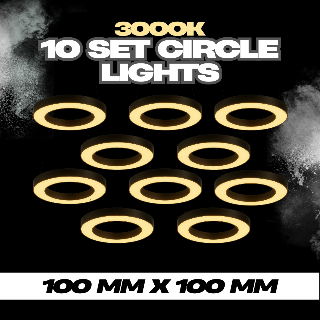 100cm Hollow Circle Light (10 set)
