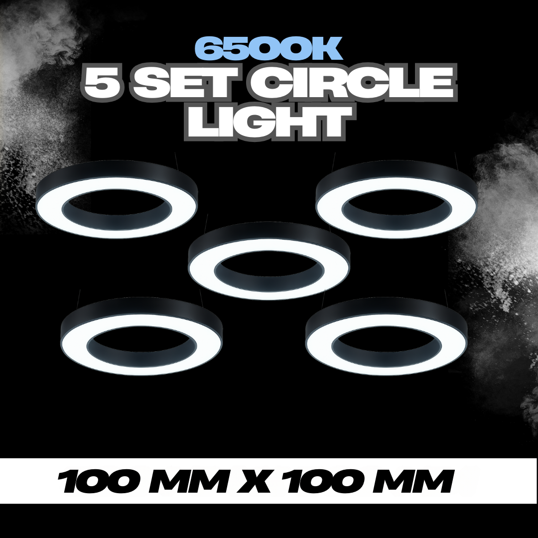 100cm Hollow Circle Light (set of 5)