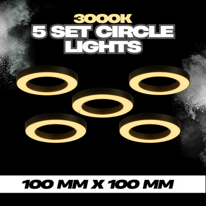 100cm Hollow Circle Light (set of 5)
