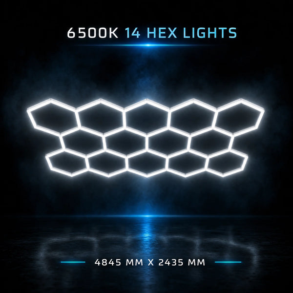 Hexagon Lights 14 Grid System
