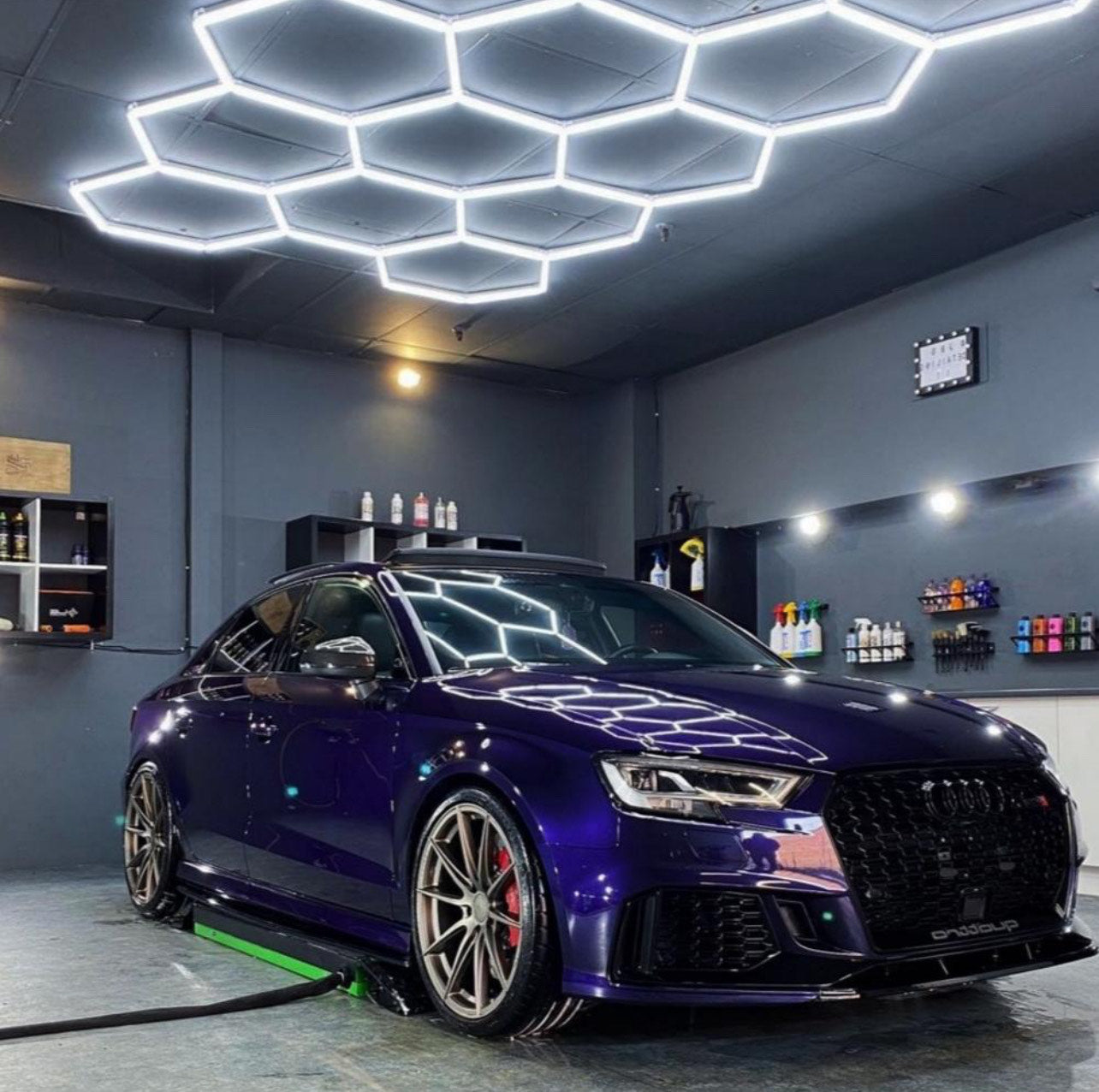 Hexagon Lights 14 Grid System