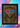 Framed artwork of a leopard wearing colorful glasses on a vibrant, multicolored background.