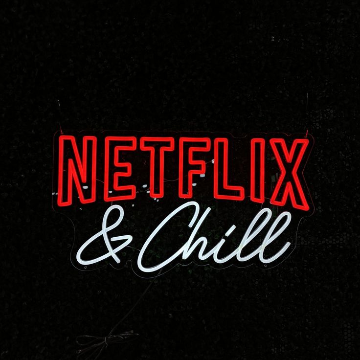 Netflix & Chill Neon Sign | Neon Signs for room