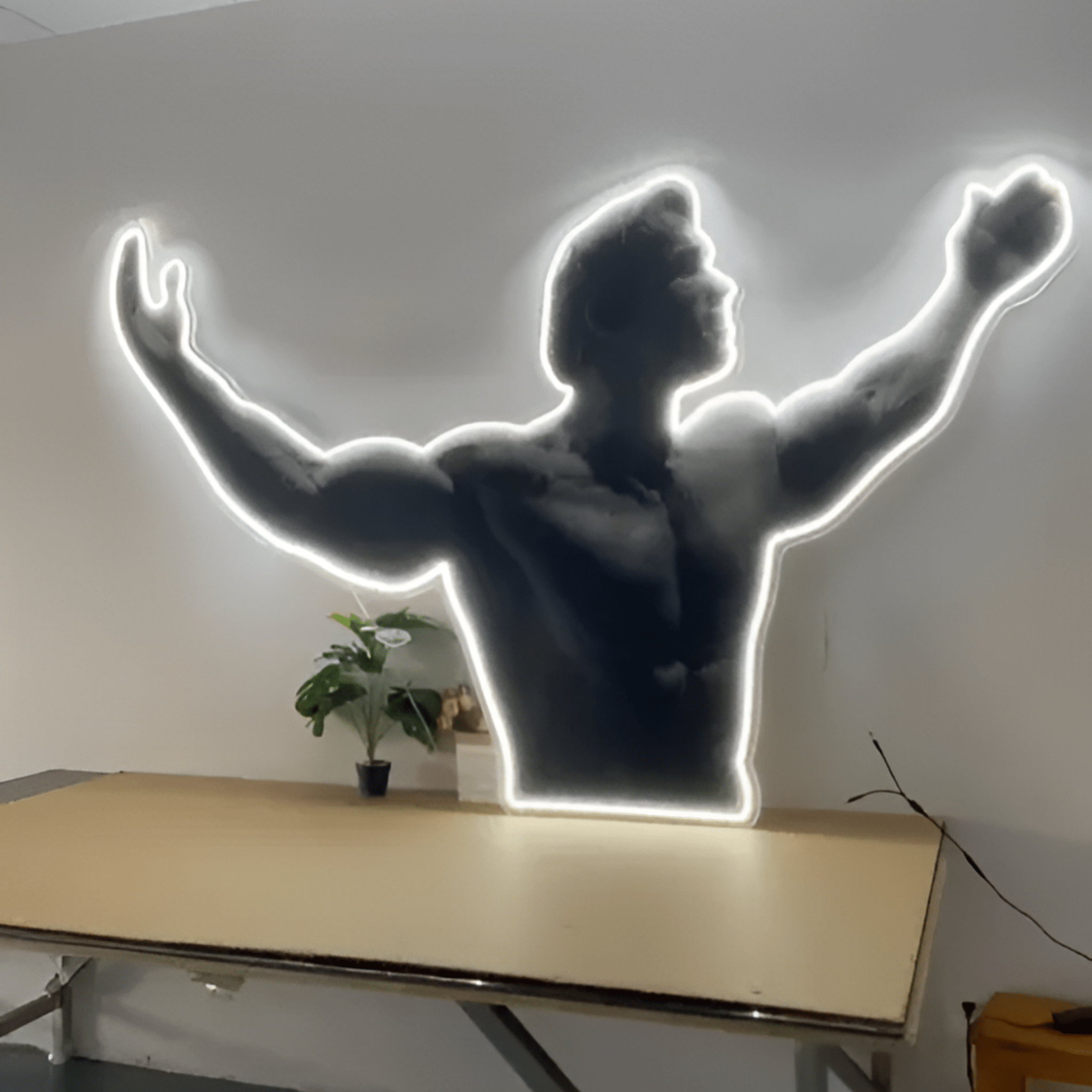 Sportschool motivation complete verlichting Sportschool motivation complete verlichting