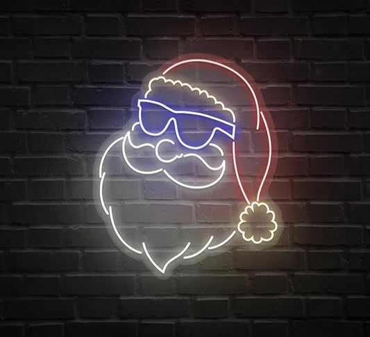 Cool Santa Neon Sign