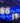 Gym neon sign with the phrase 'Don't quit' in blue and white.