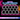 Hexagon Lights 14 Grid With Pink Frame