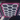 Hexagon Lights 14 Grid With Pink Frame
