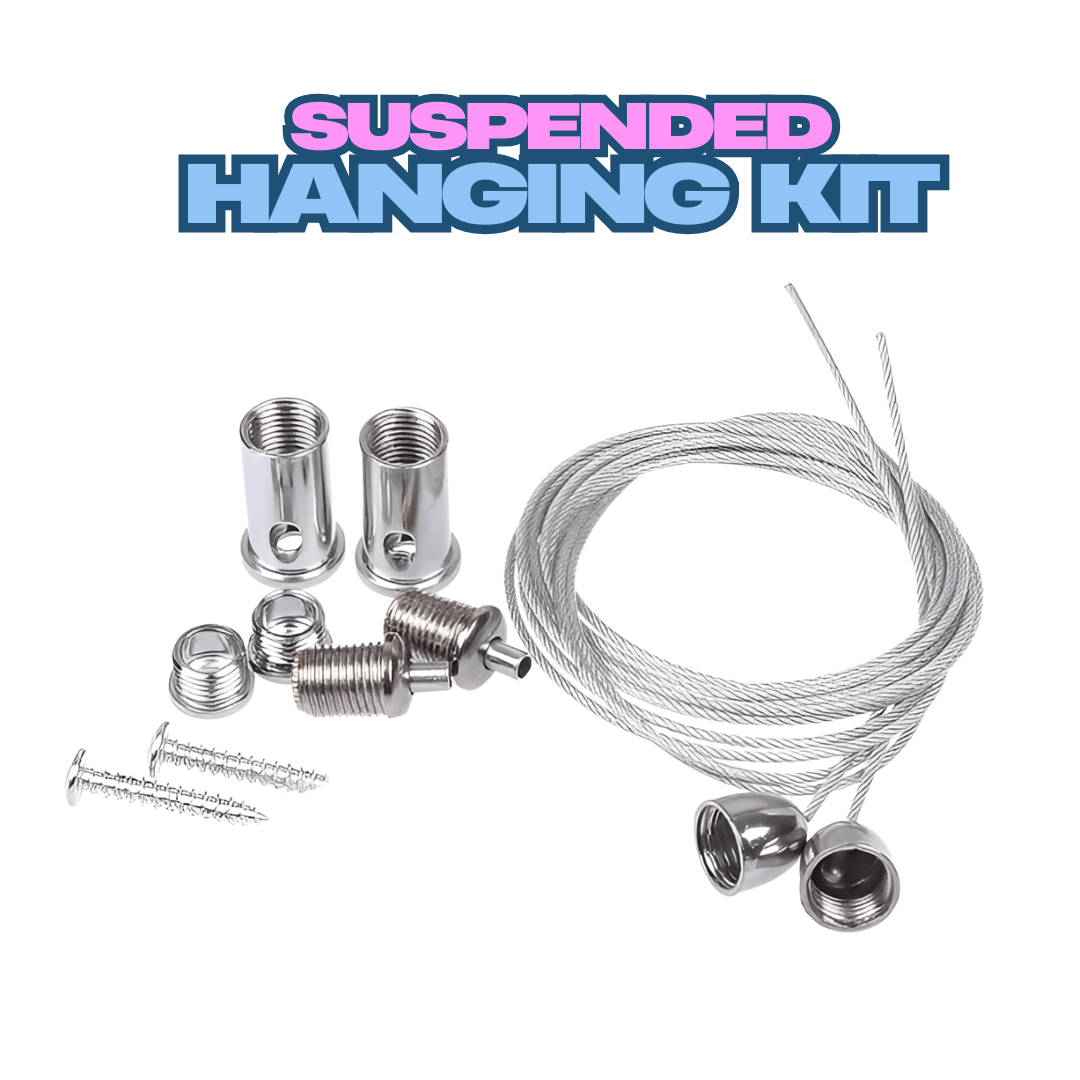 Hexagon Lights 14 Grid suspending hanging kit - Neon Signs UK