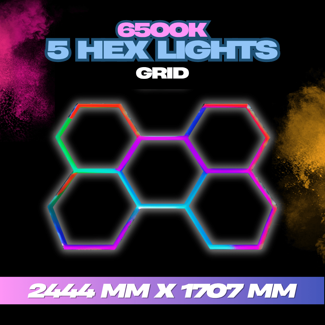 Hexagon Lights 5 Grid System