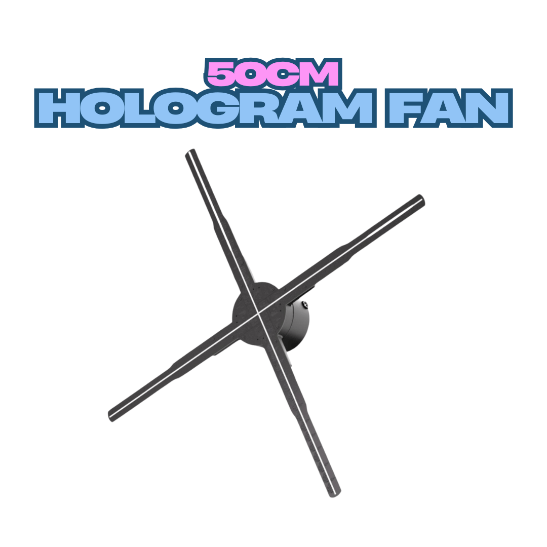 Hologram Fan HD (50cm, Bluetooth audio)