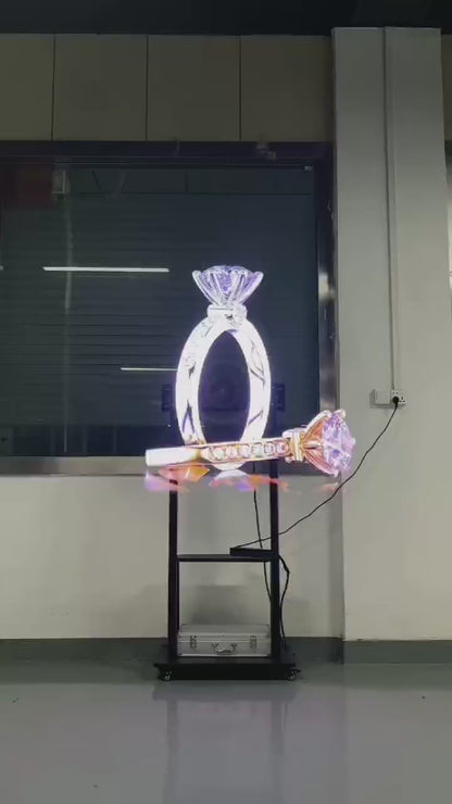 3D Holographic Advertising Fan HD (PD45, Bluetooth audio)