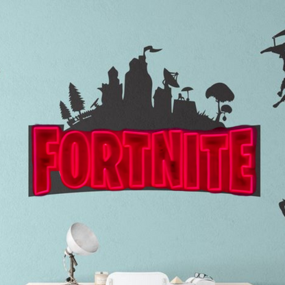 Fortnite Gaming Neon Sign | PVC LED Game Room Decor - Neon Signs UK